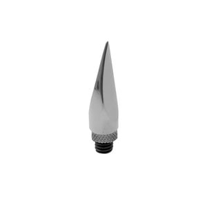 1/2" x 1-1/2" (12,7 mm x 38 mm) Sharp Pick Blade Tip with lock nut screw-on