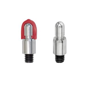 Screw-on tip grooved for push on cap