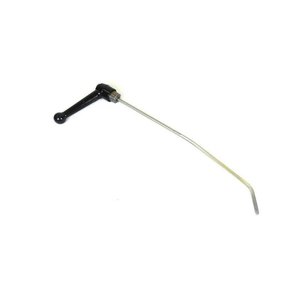 10" (25 cm) Ratchet Handle, rounded tip with sides machined flat, 3/16" diameter