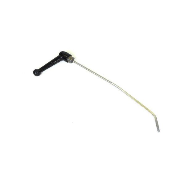 A-1 Tool 10" (25 cm) Ratchet Handle, rounded tip with sides machined flat, 3/16" diameter