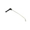 A-1 Tool 10" (25 cm) Ratchet Handle, rounded tip with sides machined flat, 3/16" diameter