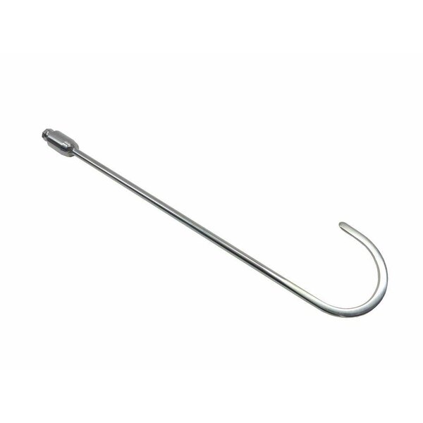 Ultra Dent Tools 12" (30 cm) Right Door Hook 180°, 5" (13 cm) blade for adjustable handle, 1/4" diameter