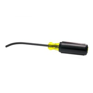 Hand tool 15 cm with screwdriver handle and curved tip