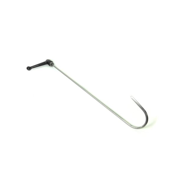 A-1 Tool 17" (43,18 cm) Ratchet Handle Hook, rounded tip with sides machined flat, 1/4" diameter