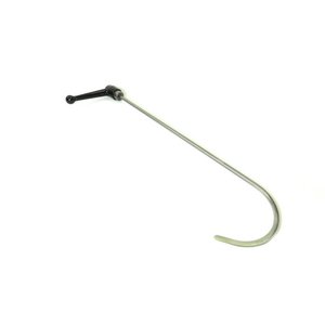 18" (45 cm) Hook bend round tip with ratchet handle, 5/16" diameter