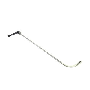 26" (66 cm) Ratchet Handle, rounded tip with sides machined flat, 3/8" diameter