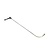 A-1 Tool 26" (66 cm) Ratchet Handle, rounded tip with sides machined flat, 3/8" diameter
