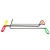 Dentcraft Tools Door tools Set (3" short flag) - 4 pcs