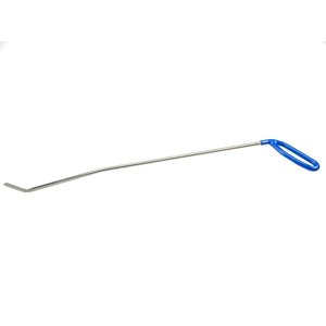 Double bend 61 cm rounded left tip 45° with flatted sides