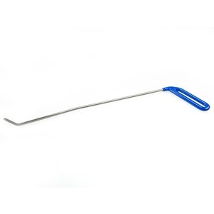 Double bend 45 cm rounded left tip with flatted sides