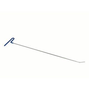 Hand tool 71 cm with rounded tip 45° and flatted sides