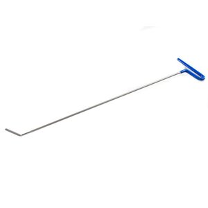 Hand tool 71 cm with rounded tip 45° and flatted sides