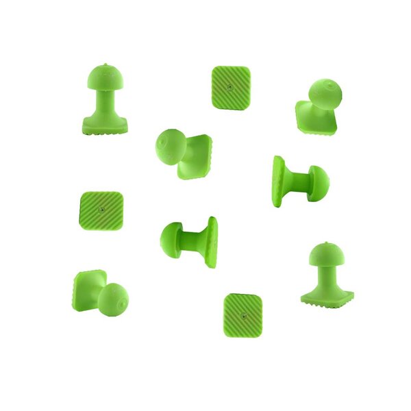 Tiddy Tools Tiddy Tab Green Square 14 mm - 10 pcs
