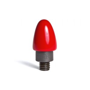 Bullet tip with hard red PVC 8/16" (12,7 mm) working diameter