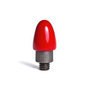 Bullet tip with hard red PVC 12/16" (19,05 mm) working diameter