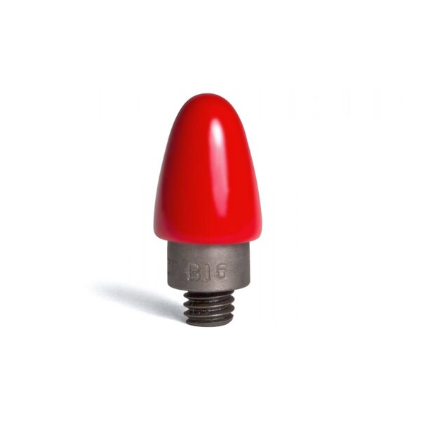 Dentcraft Tools Bullet tip with hard red PVC 16/16" (25,40 mm) working diameter
