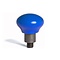 Dentcraft Tools Mushroom coated in soft blue PVC 24/16" (38,10 mm) working diameter