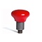 Dentcraft Tools Mushroom coated in hard red PVC 64/16" (101,60 mm) working diameter