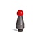 Dentcraft Tools Round steel tip coated in hard red PVC 4/16" (6,35 mm) working diameter