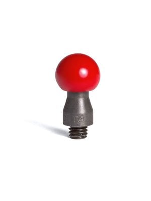 Dentcraft Tools Round steel tip coated in hard red PVC 8/16" (12,70 mm) working diameter