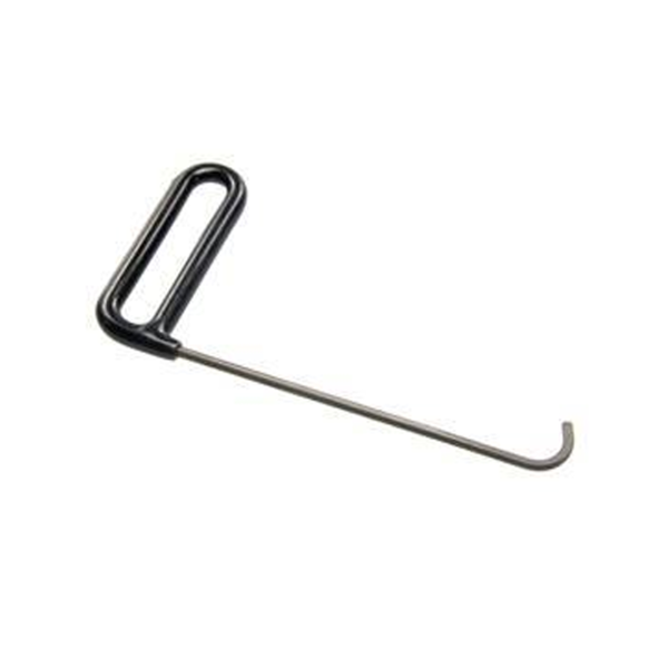 Dentcraft Tools Side Panel Hook 8" (20,32 cm), .180" diameter with 1" (2,54 cm) curved flag