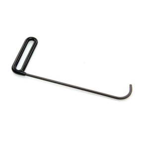 Dentcraft Tools Side Panel Hook 12" (30 cm), .243" diameter with 2" (5,08 cm) curved flag