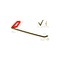 Dentcraft Tools Shaved tool 25° right 8" (20 cm)