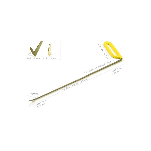 Dentcraft Tools Shaved tool 25° left 14" (35 cm)