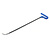 A-1 Tool Single bend rod 76 cm with sides flatted knife blade