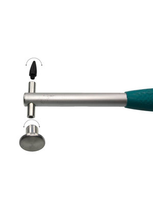 Dentcraft Tools Set di martelli per levabolli  alluminio con punte intercambiabili -3 pezzi