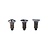 Dentcraft Tools Conjunto de pontas polidas espelhadas tipo cogumelo