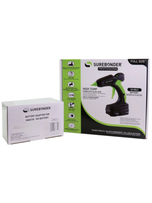 Surebonder Surebonder Akku-Klebepistole 185°C mit Makita Batterie Adapter