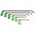 Dentcraft Tools Sharp Side Panel Hook set - 6 pieces