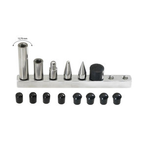 Ultra Dent Tools Set di punte intercambiabili: 4 punte e 2 prolunghe con un diametro di 1/2" (12,7 mm)