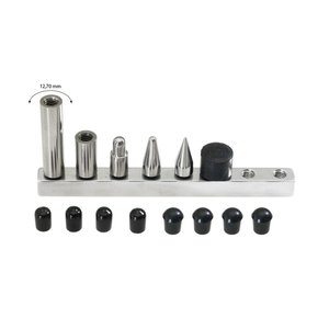 Ultra Dent Tools Tip set 4 tips en 2 verlengstukken met 1/2" (12,7 mm) diameter