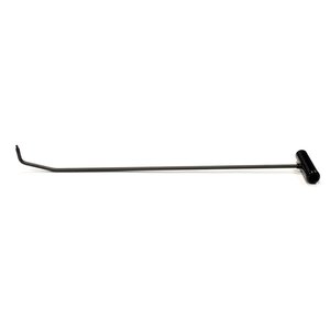 Skinny double bend rod 76 cm with interchangeable tip