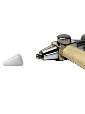Dent Tool Company Punta bianca per martello Dent lucidato