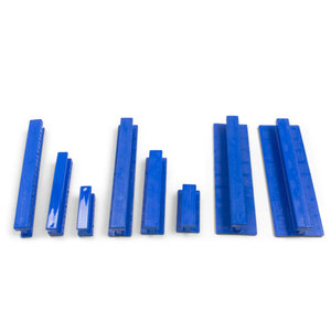 KECO Centipede Variety Pack Blue Rigid Smooth Crease glue tabs - 8 pcs