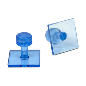 Black Ice 25 mm Smooth Square Glue Tab - 10 pcs