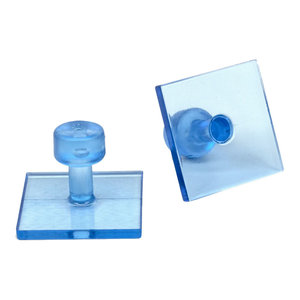 Black Ice 30 mm Smooth Square Glue Tab - 10 pcs