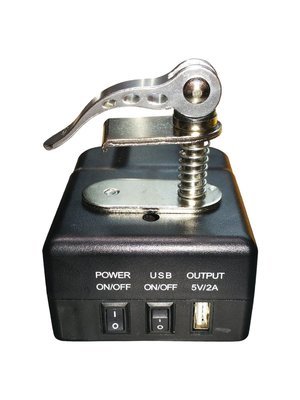 Elim A Dent Hail stand battery receiver for Milwaukee battery  (18V to 12V)