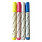 Dent Tool Company Marcador de Amassados ​​DTC, pacote de 4 (rosa, amarelo, branco e azul)