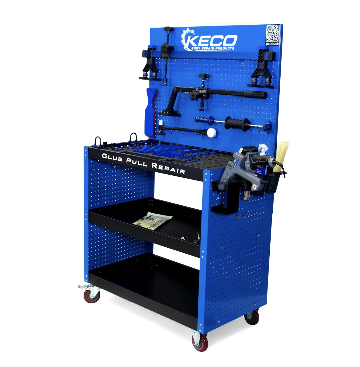 KECO Glue Gun Holder for Z-Channel Collision Cart Tool Organizer System