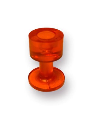 Anson PDR Tequila  UV Orange 15mm Smooth glue tab - 5 pcs