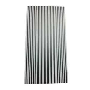 Lente dupla face Elimadent de 35 cm (14") com linhas combinadas - mate e brilhante