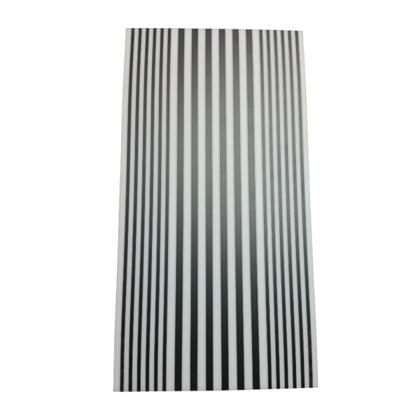 Elim A Dent Lente dupla face Elimadent de 35 cm (14") com linhas combinadas - mate e brilhante