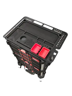 Willey Quick Tools Milwaukee Packout - Transportation kit with Willey Quick cart top and bottom tray
