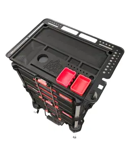 Willey Quick Tools Milwaukee Packout - Transportation kit with Willey Quick cart top and bottom tray