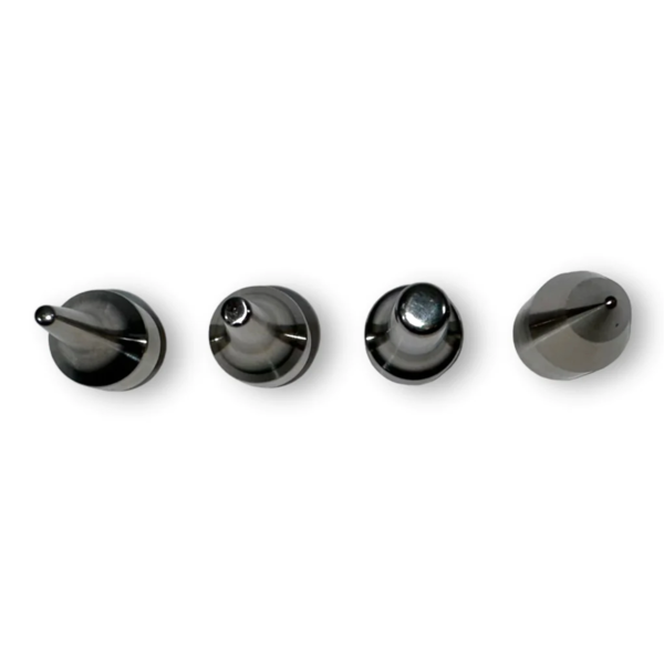 Dead Dent Tools Dead on Dent Titanium tip set for knockdown - 4 pcs