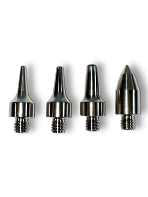 Dead Dent Tools Dead on Dent Titanium tip set for knockdown - 4 pcs